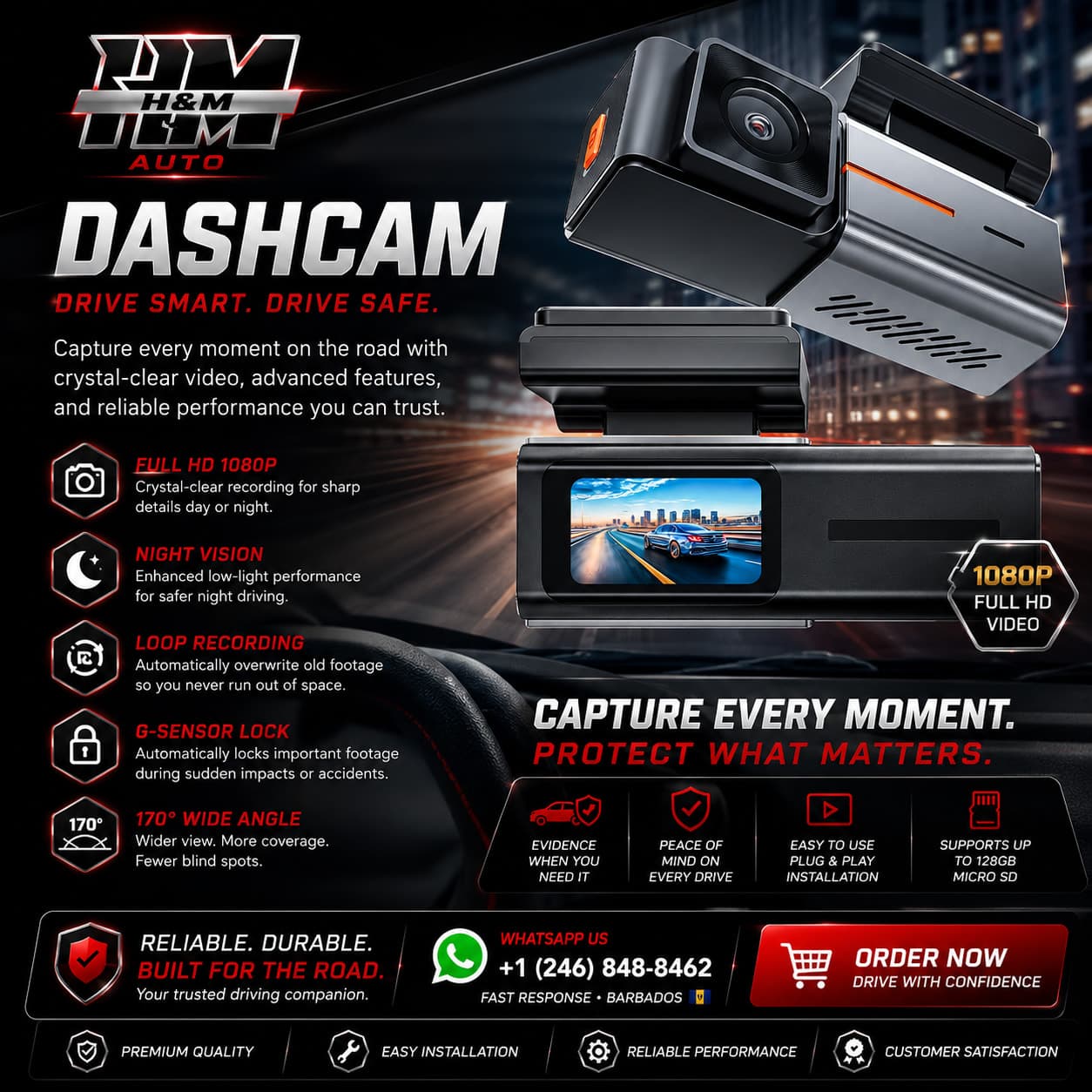 1080p Dashcam